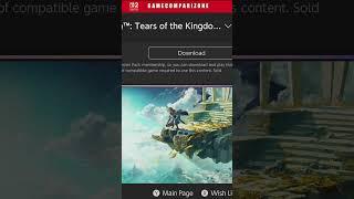 How to upgrade Zelda Tears of the Kingdom for Switch 2