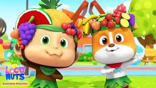 Canción de frutas | Musica para bebes | Loco Nuts en español | Videos educativos