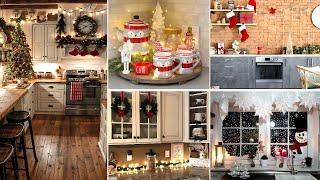 TOP 100 CHRISTMAS DECORATION IDEAS 2024 - CHRISTMAS KITCHEN DECOR IDEAS - CHRISTMAS TRENDS 2024 