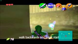 Zelda ocarina of time how to skip mido in the lost woods