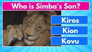 Disney The Lion King Quiz