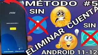 Como Eliminar La Cuenta De Google Cualquier Motorola Android 12 - 11 /Saltar Cuenta Google Antirrobo