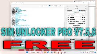 Unlock Android Devices for FREE: SIM UNLOCKER PRO TOOL V7.5.8 | FRP, Network Unlock | Easy-to-Use
