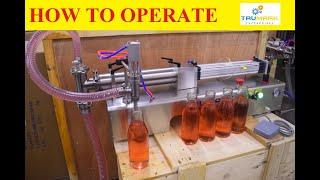 Liquid Filling Machine  - how to operate