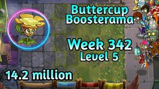 PVZ2- Arena Buttercup Boosterama 14.2m Week 342 Low Level Plants Startegy Season 71