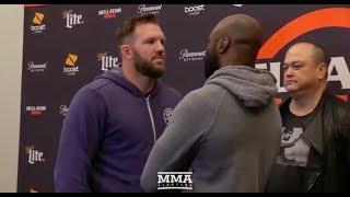 Ryan Bader vs. King Mo Lawal Bellator Grand Prix Staredown - MMA Fighting