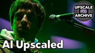 Oasis - The Masterplan (Maine Road, 1996) 1080p50fps AI Upscale Example