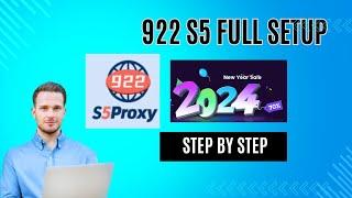 How to use 922S5 Step by Step Proxy full setup tutorial | CPM Work 2024 | Best Proxy | BM