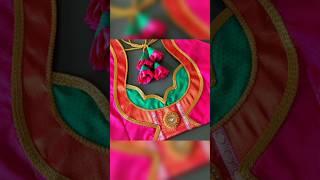 Beautiful trending pattu saari blouse designs new model#shorts #shortvideo #sewing #trending #viral