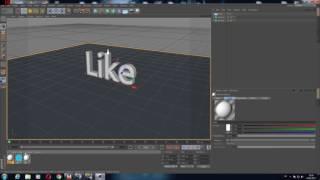 Делаем интро неон заставку cinema 4D