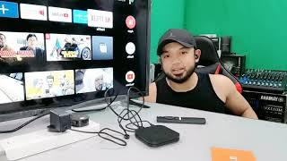 Paano mg setup Android Tv Box. Unboxing and setup of Xiaomi Mi Box S 4k Ultra HD.