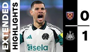 West Ham United 0 Newcastle United 1 | EXTENDED Premier League Highlights | Bruno wins it 