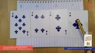 Binary Playing Cards, How to Raise a Tech Genius - Computing at home with Digital Schoolhouse