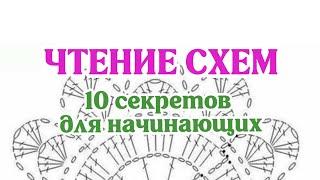 Чтение схем, 10 секретов для начинающих. Как читать схемы в вязании крючком