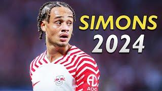 Xavi Simons 2024 ● Skills, Goals & Passes 