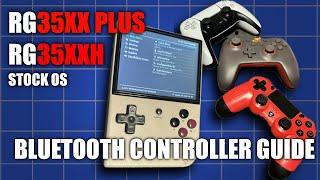 How to pair Bluetooth controllers Anbernic RG35xxPLUS RG35xxH RG40xx Stock OS controller guide