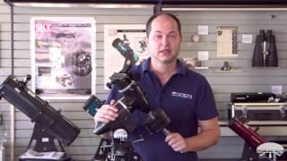 How to Set Up the Orion SkyView Pro Equatorial GoTo Telescope Mount - Orion Telescopes