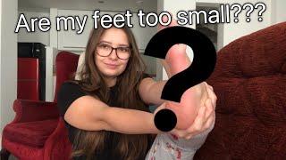 The size of my feet…