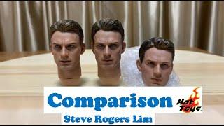 Hot Toys Third Party Custom Steve Rogers Captain America Head Sculpt Review and Comparison