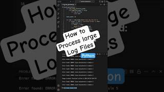 Master Log File Processing in Python with Generators #python #programming #coding