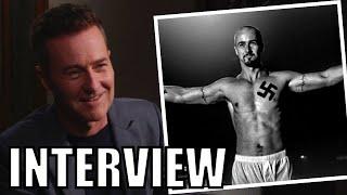 Edward Norton Remembers Filming AMERICAN HISTORY X Curb Stomp Scene | INTERVIEW