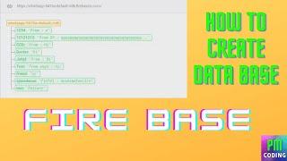 How to create your own Data Base || Firebase \ Thunkable ||