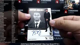 10/12/2024 23/24 Panini NOIR Basketball 4 Box Case Break PYT #1