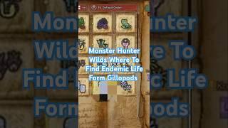 Monster Hunter Wilds Where To Find Endemic Life Form Gillopods #monsterhunterwilds