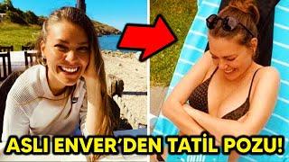 ASLI ENVER'DEN TATİL POZU! - Yeni Aşkı Sarp Batur İle Tatilde!