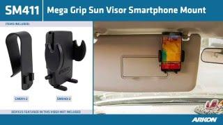 ARKON MOUNTS SM411 Sun Visor Universal Phone Mount