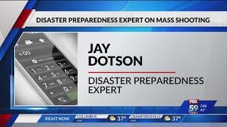 Disaster preparedness expert speaks in wake of deadly shooting