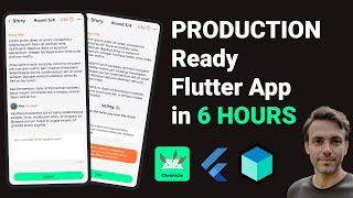 PRODUCTION READY Flutter App in 6 HOURS with Bloc and Firebase! | Complete App TUTORIAL