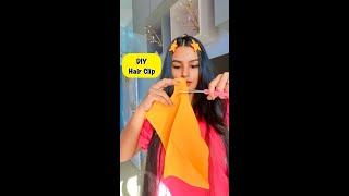 DIY Hair Clip  #crafteraditi #youtubepartner #shorts #youtubeshorts #diy #hair @CrafterAditi