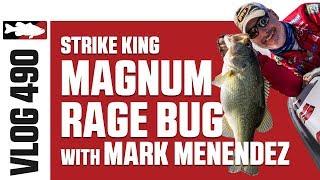 Mark Menendez Fishing the Strike King Magnum Rage Bug in the Fall on Lake Z – TW VLOG #490