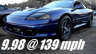 9 Second Dodge Stealth drag race, 9.98 @ 139 mph! - Steve Z