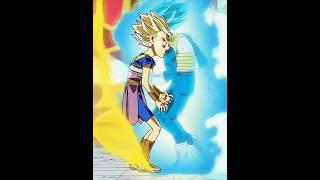 Vegeta Shows Cabba The Super Saiyan Blue Transformation | Dragon Ball Super #shorts