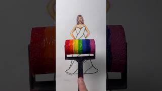 Satisfying Dress with Colors!  #fashion #art #artistomg