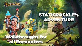 Mastering STATICRACKLE's Adventure - full walkthrough for max points in ALL Encounters #rivengard