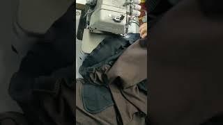 Attaching Elastic Rib Belt #manufacturing #process #sportswear #clf #halfpantmanufacturer #shorts