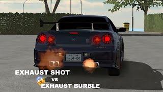 Car Parking Multiplayer New update | EXHAUST SHOT VS EXHAUST BURBLE