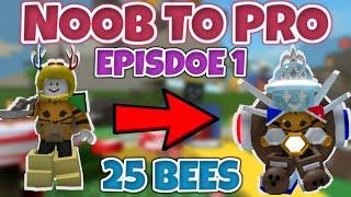 25 BEES! - BEESMAS NOOB TO PRO CHALLENGE: Episode 1