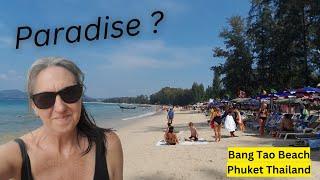 Bang Tao Beach and Street Walk Phuket Thailand | Things to do in Phuket | Solo Travel 2024