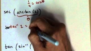 Composition of Trig and Inverse Trig functions