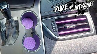 28pc Purple Car Accessories Kit - Installation & Review