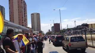 Cadena humana en Valencia, Estado Carabobo. Domingo, 16 de Febrero de 2014