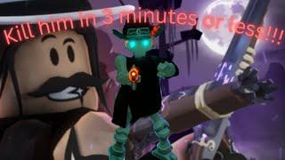 How to kill the Halloween 2022 boss quick and easy (Roblox The Wild West)