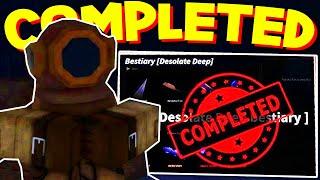 How To COMPLETE 100% DESOLATE DEEP BESTIARY FAST in FISCH! DESOLATE DEEP BESTIARY GUIDE! ROBLOX