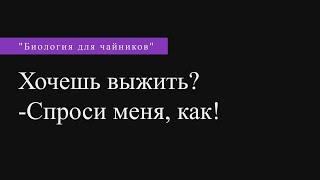 "Биология для чайников" Хочешь выжить? -Спроси меня, как!