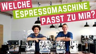 Welche Espressomaschine passt zu mir?