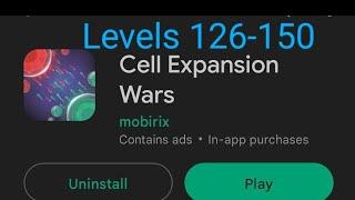 Walkthrough, Cell Expansion Wars, Levels 126-150